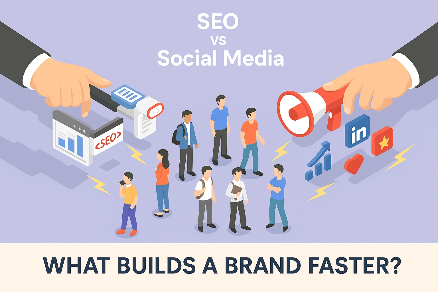 SEO vs Social Media: What Builds a Brand Faster?